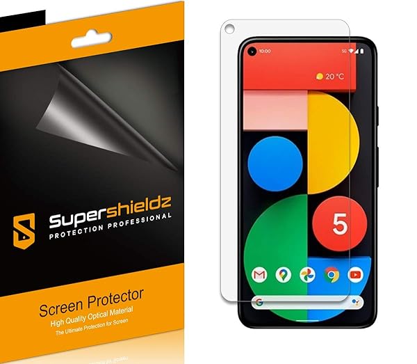Supershieldz Supershieldz 6 Pack Google Pixel 5 Screen Protector Anti Glare Anti Fingerprint Matte Shield - View 2 of 3