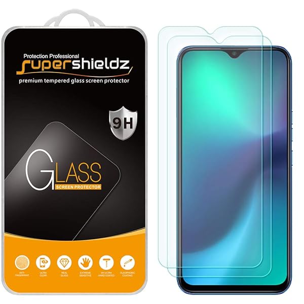 Supershieldz 2 Pack Tempered Glass Screen Protector for BLU G90 Anti Scratch Bubble Free