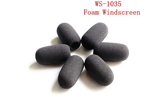 LINHUIPAD LINHUIPAD Microphone Covers for Lightspeed Aviation Headsets - 10 Pack Foam Windscreens - View 5 of 10