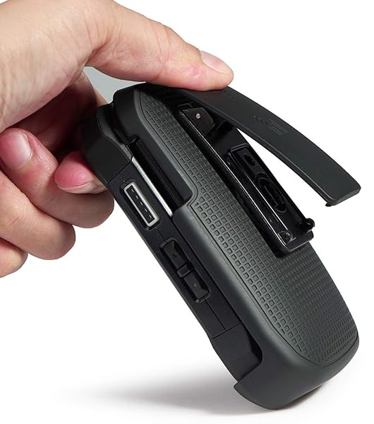 Nakedcellphone Nakedcellphone Holster for Kyocera DuraXV Extreme DuraXE Epic DuraXA Equip Belt Clip Flip Phone Holder Case for Verizon AT&T US Cellular Black - View 5 of 9