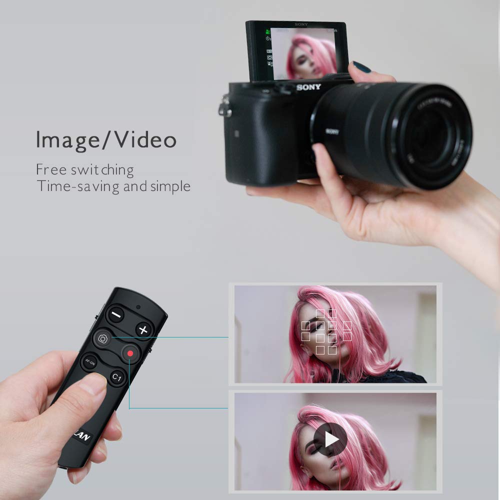 AODELAN AODELAN Wireless Remote Shutter Release for Sony Cameras: ZV-E10, FX3, A7 Series & More - Replaces RMT-P1BT - View 3 of 9