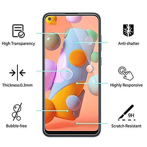VIESUP VIESUP Samsung Galaxy A11 Screen Protector 9H Hardness HD Anti-Scratch Tempered Glass Film 2-Pack - View 4 of 8