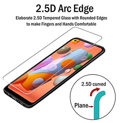 VIESUP VIESUP Samsung Galaxy A11 Screen Protector 9H Hardness HD Anti-Scratch Tempered Glass Film 2-Pack - View 5 of 8
