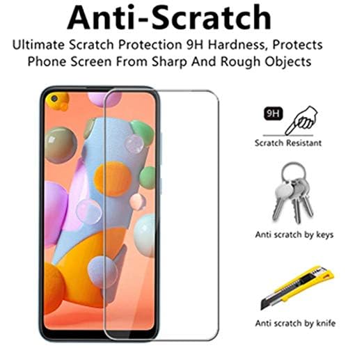 VIESUP VIESUP Samsung Galaxy A11 Screen Protector 9H Hardness HD Anti-Scratch Tempered Glass Film 2-Pack - View 6 of 8