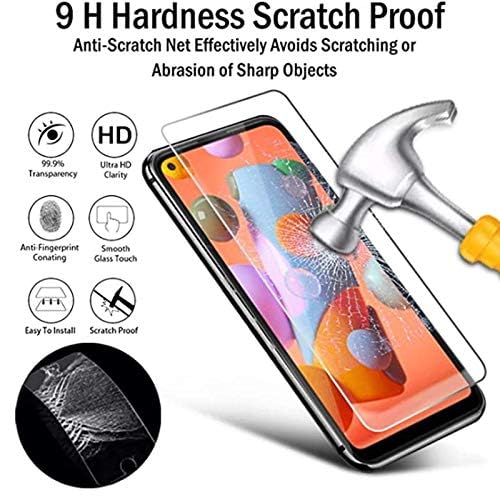 VIESUP VIESUP Samsung Galaxy A11 Screen Protector 9H Hardness HD Anti-Scratch Tempered Glass Film 2-Pack - View 7 of 8