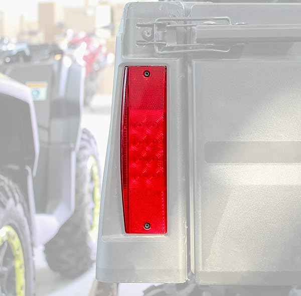 SAUTVS SAUTVS Red LED Tail Light for Polaris Ranger 400/500/570/800 - Replace #2411450, Fits Left & Right Side - View 8 of 9