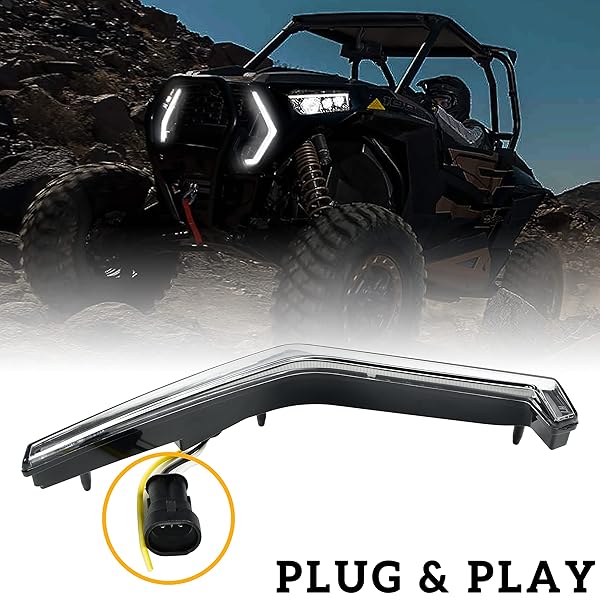 SAUTVS Upgrade Your Polaris RZR XP with SAUTVS LED Turn Signal & Accent Fang Lights (2019-2023) - Replace #2884053, 2884871 - View 6 of 11