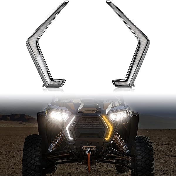SAUTVS Upgrade Your Polaris RZR XP with SAUTVS LED Turn Signal & Accent Fang Lights (2019-2023) - Replace #2884053, 2884871 - View 2 of 11