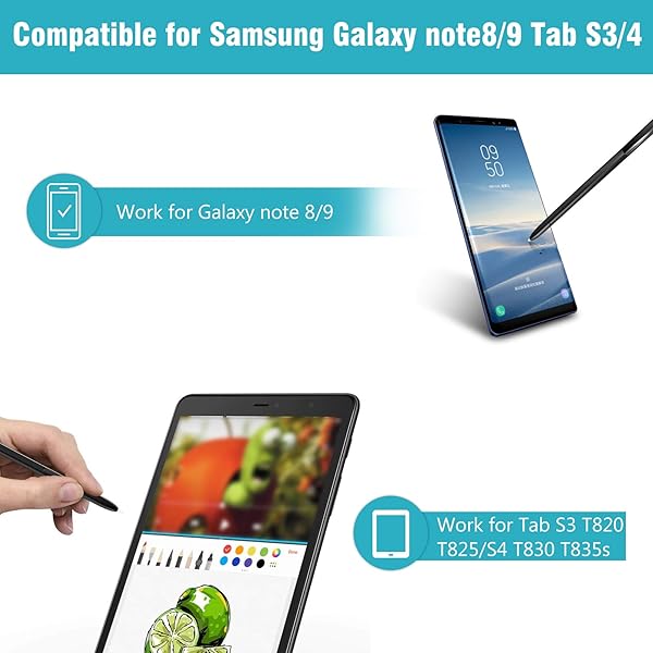 Yosoo Health Gear Replacement Tips for Galaxy Note 8 9 Tab 4 Pen Nibs with Tweezer Removal Tool White - View 4 of 8