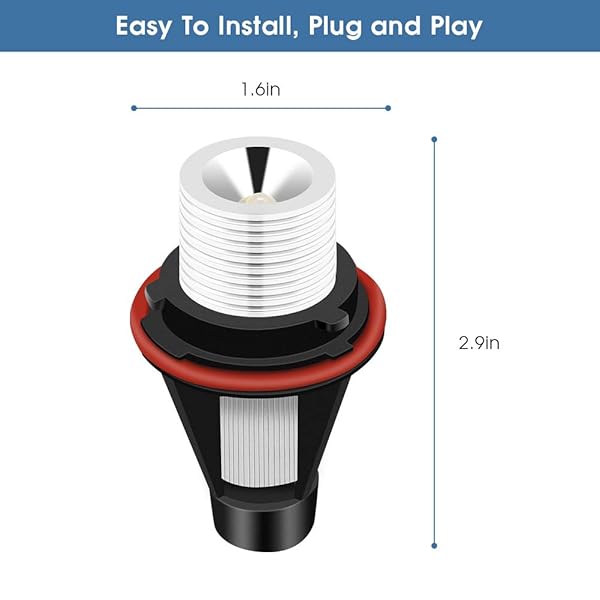 Yosoo Health Gear LED Bulbs 2pcs 6000K 5W Bright Car LED Lights Halo Rings Headlights for E60 E61 E39 E53 - View 7 of 8