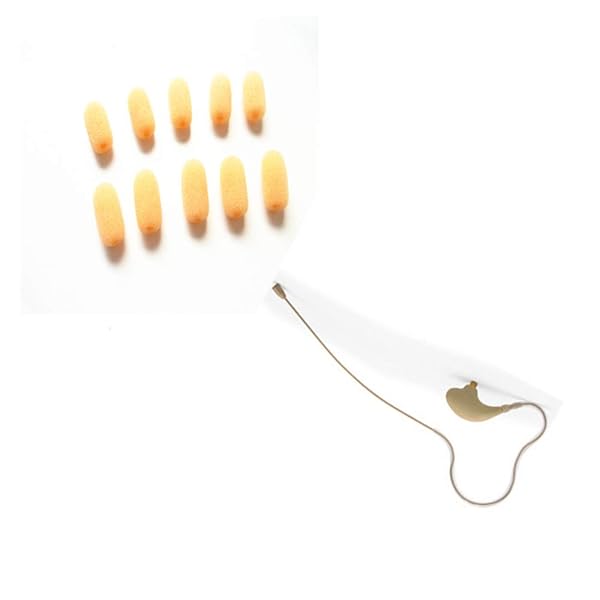 LINHUIPAD LINHUIPAD 15 Pack Mini Lavalier Foam Windscreen for Countryman E6 & Headset Mics - Perfect Sound Quality!