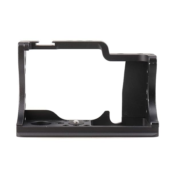 foto4easy Foto4easy Aluminum Alloy Camera Cage Stabilizer with Cold Shoe and Top Handle Grip for Canon EOS M50 DSLR Video Shooting - View 5 of 10