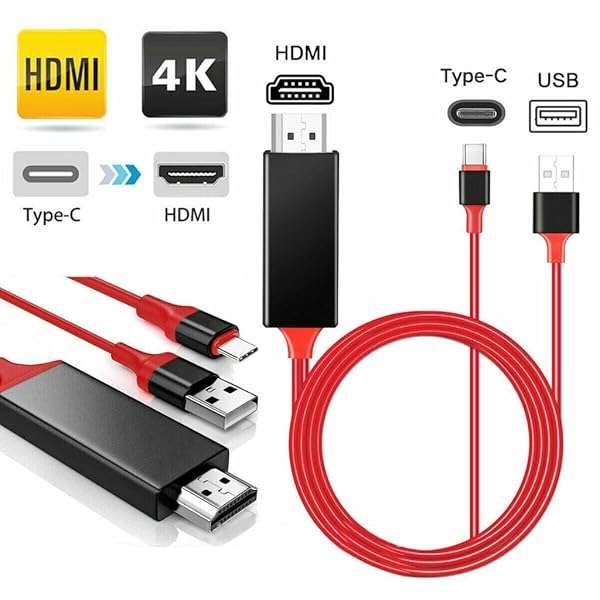 Master Cables Master Cables MHL USB 3.1 Type-C to HDMI Cable for Samsung Galaxy, MacBook Pro & USB-C Devices - View 4 of 8