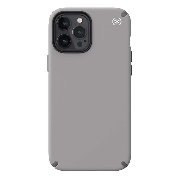Speck Speck Presidio2 PRO iPhone 12 Pro Max Case - Cathedral Grey/Graphite Grey/White | Durable Protection & Stylish Design - View 2 of 7