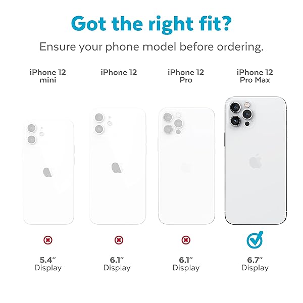 Speck Speck Presidio2 PRO iPhone 12 Pro Max Case - Cathedral Grey/Graphite Grey/White | Durable Protection & Stylish Design - View 7 of 7