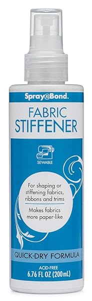 HeatnBond SpraynBond Fabric Stiffener 6.8 OZ (200mL) - Perfect for Crafting & DIY Projects