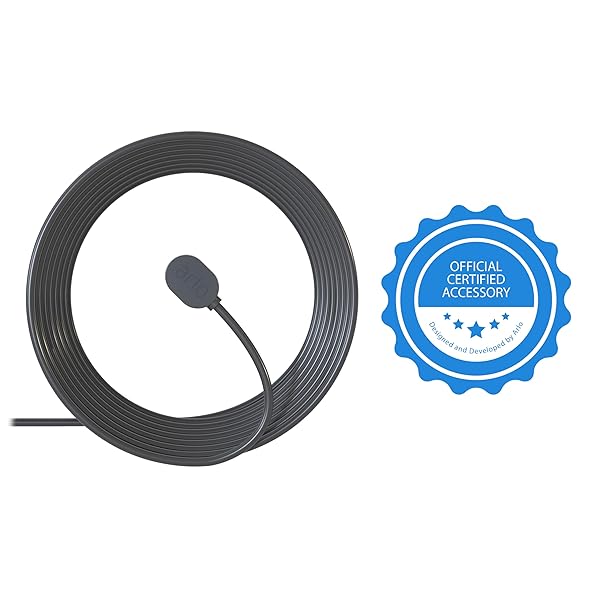 Arlo Arlo Outdoor Magnetic Charging Cable 25ft - Weather Resistant for Pro 5S, Pro 4, Pro 3, Ultra 2, Floodlight - VMA5601C - View 7 of 9