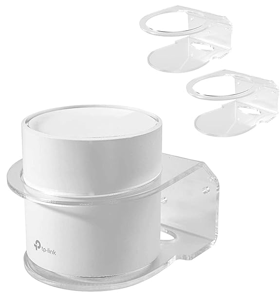 VOMENC Wall Mount Holder for TP-Link Deco X20 X55 Pro X60 X68 WiFi 6 Mesh System Sturdy Space Saving 2 Pack