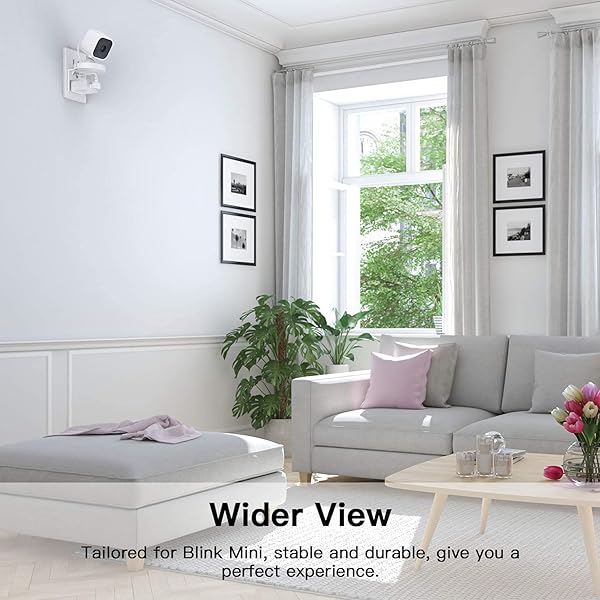 VOMENC VOMENC 2 Pack Blink Mini Outlet Wall Mount, 360 Degree Swivel AC Outlet Wall Plug Mount Stand Holder Bracket - No Messy Wires or Wall Damage - View 9 of 9