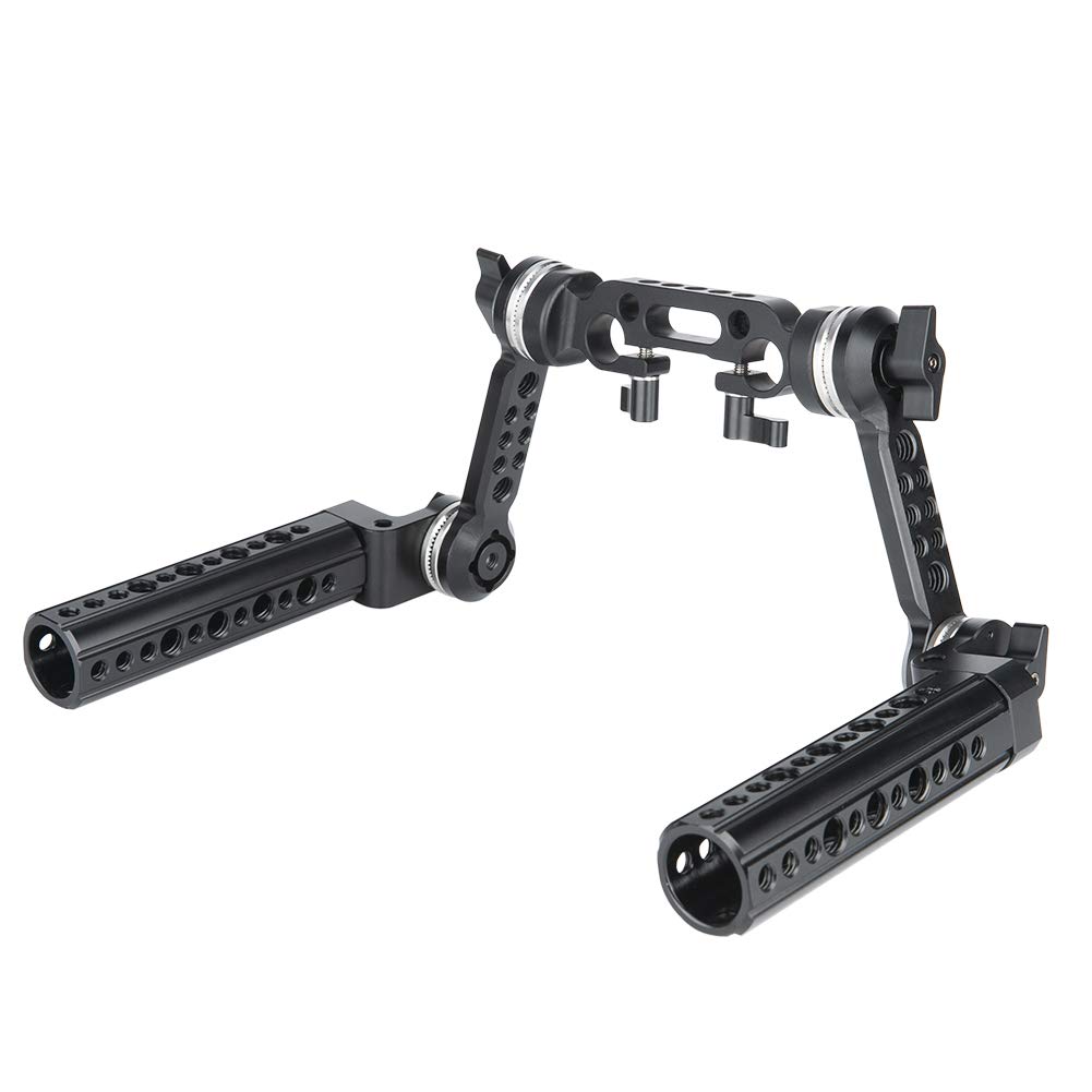NICEYRIG NICEYRIG Rosette Handle Kit with Extension Arm for 15mm DSLR Shoulder Pad Rig System M6 Threaded 271