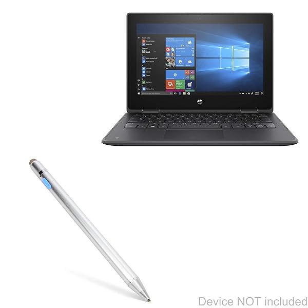 BoxWave BoxWave Stylus Pen for HP ProBook x360 11 G5 EE AccuPoint Active Stylus with Ultra Fine Tip Metallic Silver - View 2 of 10