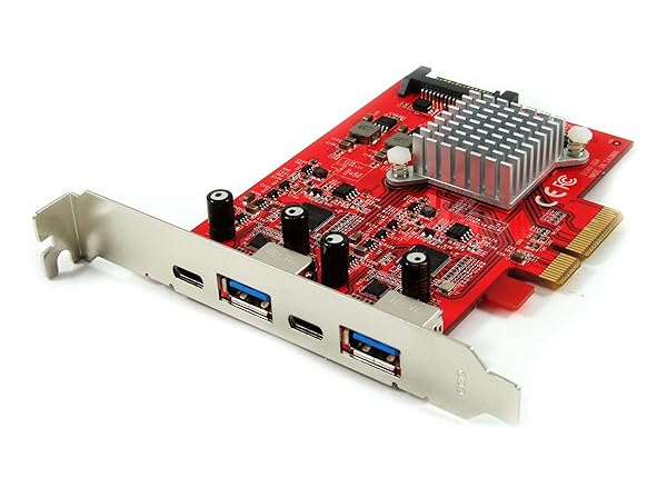 Ableconn Ableconn PEX-UB160 USB 3.2 Gen2 4-Port PCIe Card with 2 USB-C and 2 USB-A for High Speed Connectivity