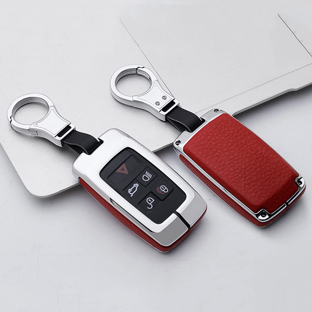 ontto Ontto Key Fob Cover Case for Land Rover Range Rover Red Durable Protection - View 2 of 8