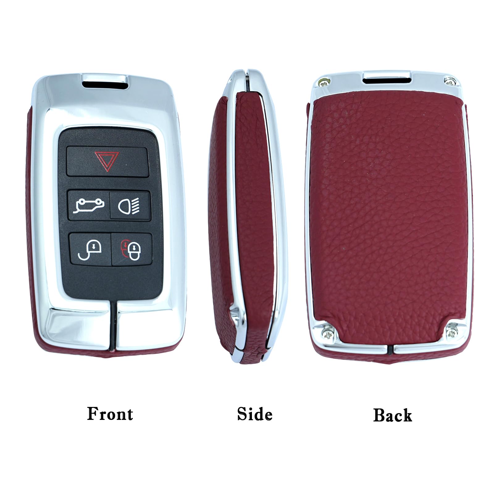 ontto Ontto Key Fob Cover Case for Land Rover Range Rover Red Durable Protection - View 6 of 8