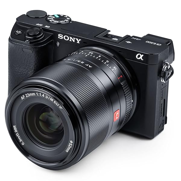 VILTROX VILTROX 23mm F1.4 Sony E-Mount Lens: Auto Focus Prime for A6000, A6300, A6500 & A7 Series - View 5 of 7