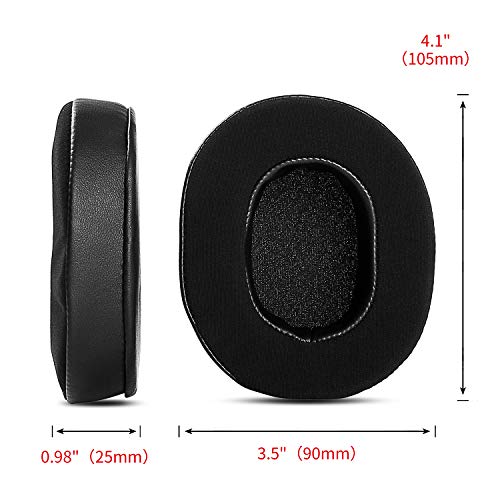 YDYBZB Upgraded Gel Infused Ear Pads Cushions for SteelSeries Arctis 1 3 5 7 Pro 9X Gaming Headset Replacement Black - View 5 of 8