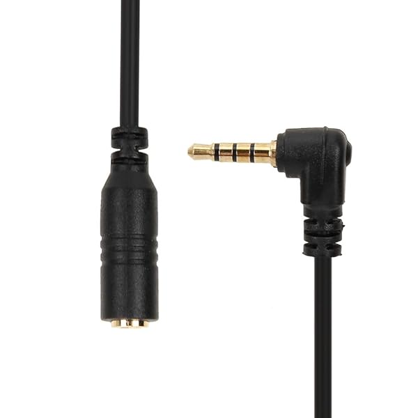Yosoo Health Gear TRS to TRRS Converter Adapter Cable for 3.5mm Earphones Headphones Microphones Compatible with Smartphones - View 8 of 10