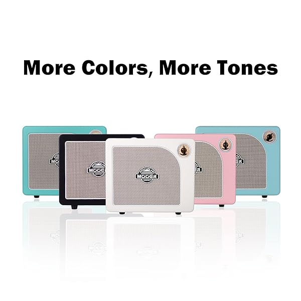 MOOER MOOER Hornet Black 15W Guitar Amplifier Combo with Bluetooth 9 Digital Models and Headphone Output for Electric Acoustic Guitar Bass - View 9 of 9