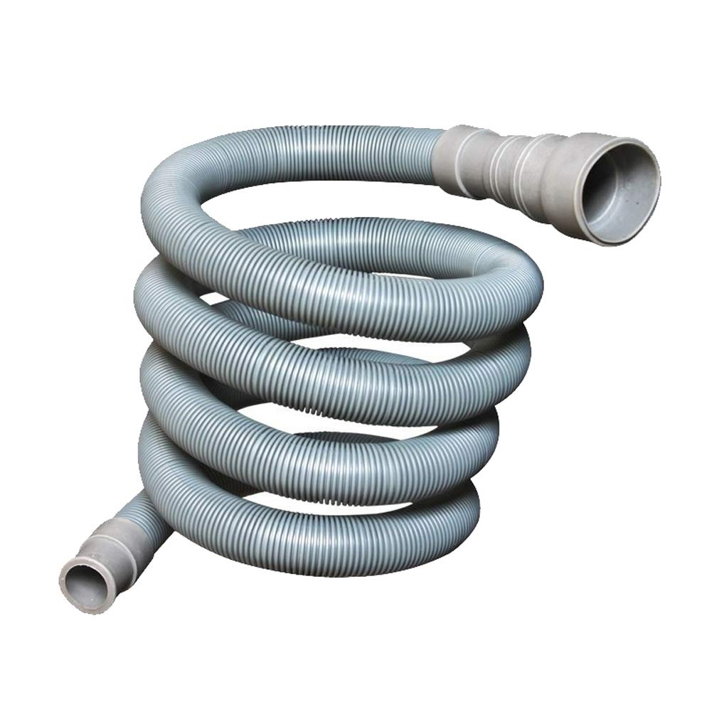 lasenersm 1 Piece 4.9ft (1.5M) Universal Wash Machine Drain Extension Hose Washing Machine Extension Washing Pipe Dishwasher Drain Hose