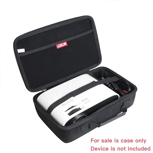 Hermitshell Hermitshell Hard Travel Case for Elephas 2024 Upgraded 1080P HD 8000L Portable Projector Black - View 3 of 7