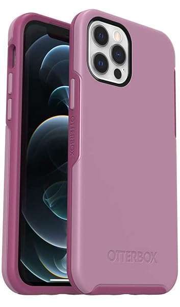 OtterBox OtterBox Symmetry Series Case for iPhone 12/12 Pro - CAKE POP (Orchid/Rosebud) | Sleek, Wireless Charging & Camera Protection