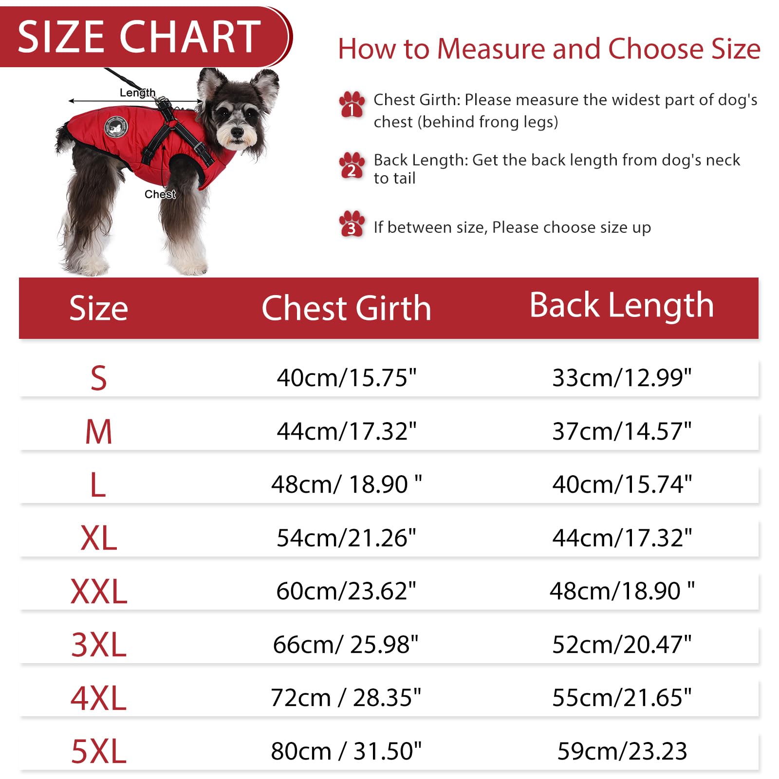 Gyuzh Gyuzh Dog Coat with Harness Puppy Coats Small Dog Harness Jacket Winter Waterproof Jackets for Smal Medium Large Dogs - View 5 of 9