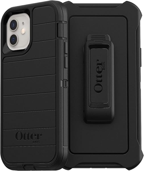 OtterBox OtterBox Defender Series Screenless Case for iPhone 12 Mini Black Durable Protection