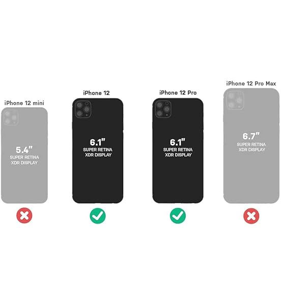OtterBox OtterBox iPhone 12 &amp; iPhone 12 Pro Commuter Series Case - BESPOKE WAY (BLAZER BLUE/STORMY SEAS BLUE), Slim &amp; Tough, Pocket-Friendly, with Port Protection - View 2 of 7