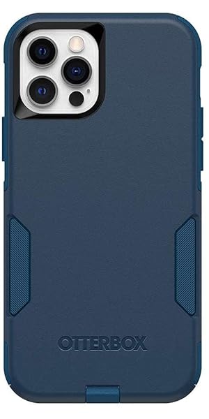 OtterBox OtterBox iPhone 12 &amp; iPhone 12 Pro Commuter Series Case - BESPOKE WAY (BLAZER BLUE/STORMY SEAS BLUE), Slim &amp; Tough, Pocket-Friendly, with Port Protection - View 3 of 7