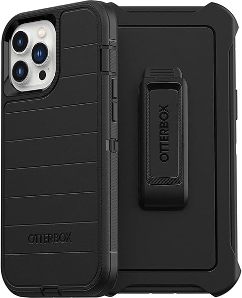 OtterBox Defender Series Screenless Case for iPhone 12 Pro Max Black Durable Protection