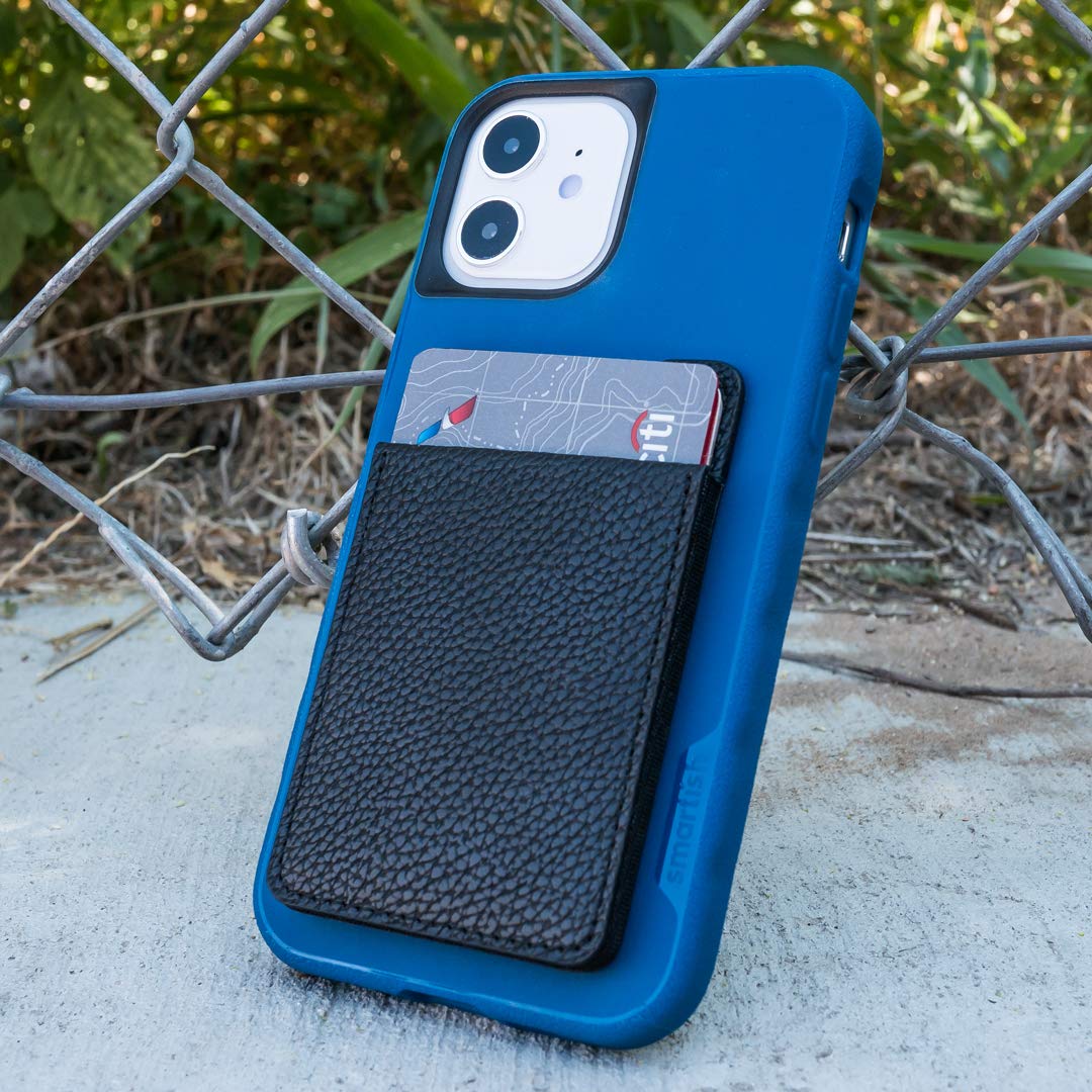 Smartish Smartish Stick-on Phone Wallet - Sidecar Slim Expandable Credit Card Pocket - Universal Fit- iPhone and Android - Black Tie Affair - View 6 of 6