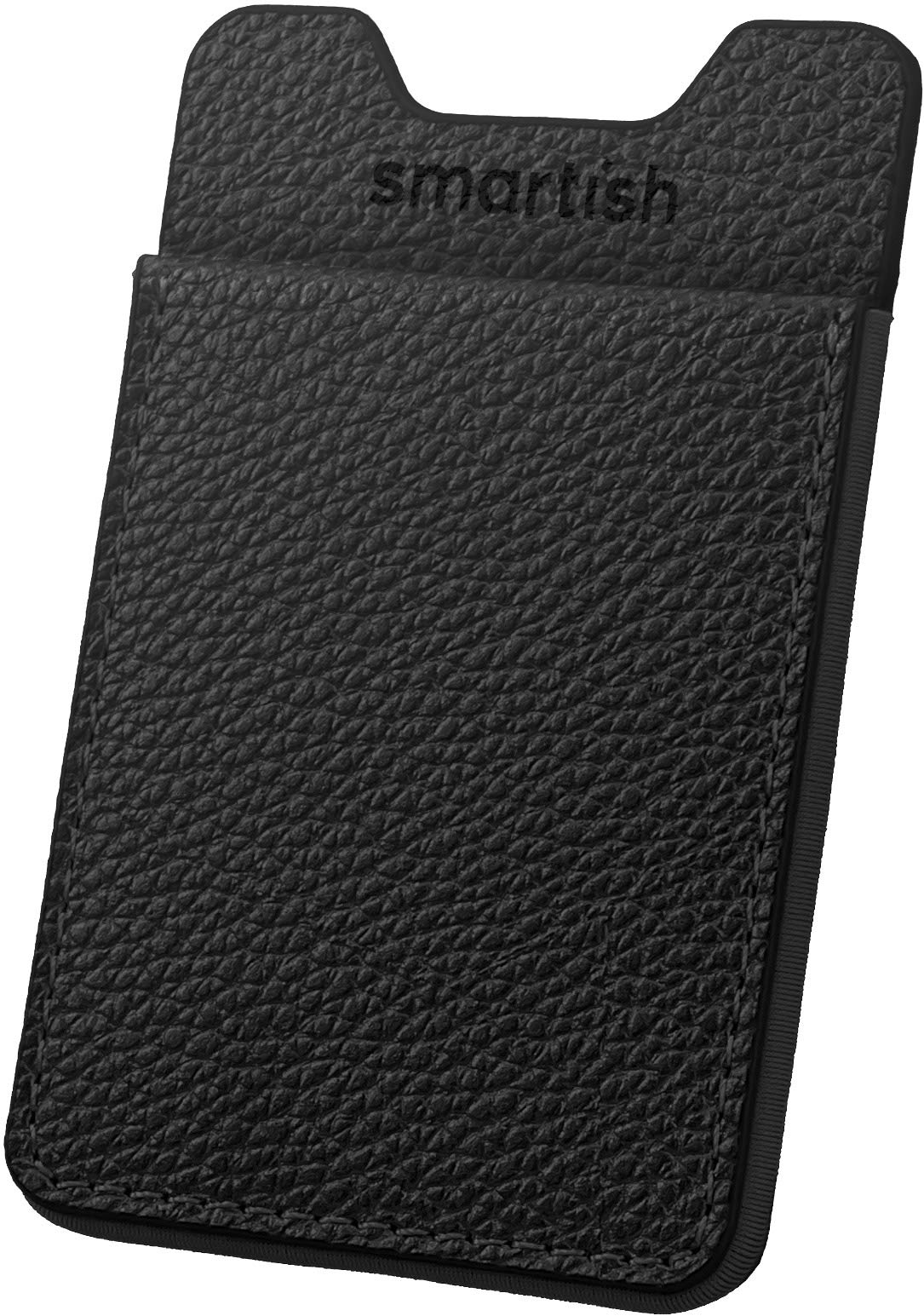 Smartish Smartish Stick-on Phone Wallet - Sidecar Slim Expandable Credit Card Pocket - Universal Fit- iPhone and Android - Black Tie Affair