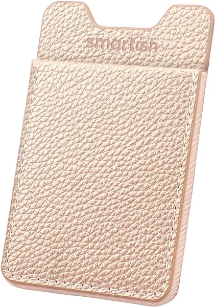Smartish Smartish Stick-on Phone Wallet - Sidecar Slim Expandable Credit Card Pocket - Universal Fit- iPhone and Android - RosÃ© All Day