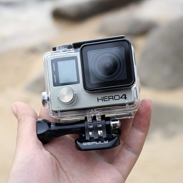 GEPULY GEPULY Waterproof Housing Case for GoPro Hero 4 3 Plus 3 Underwater Photography Up to 131 ft with Quick Release Mount and Thumb Screw - View 9 of 10
