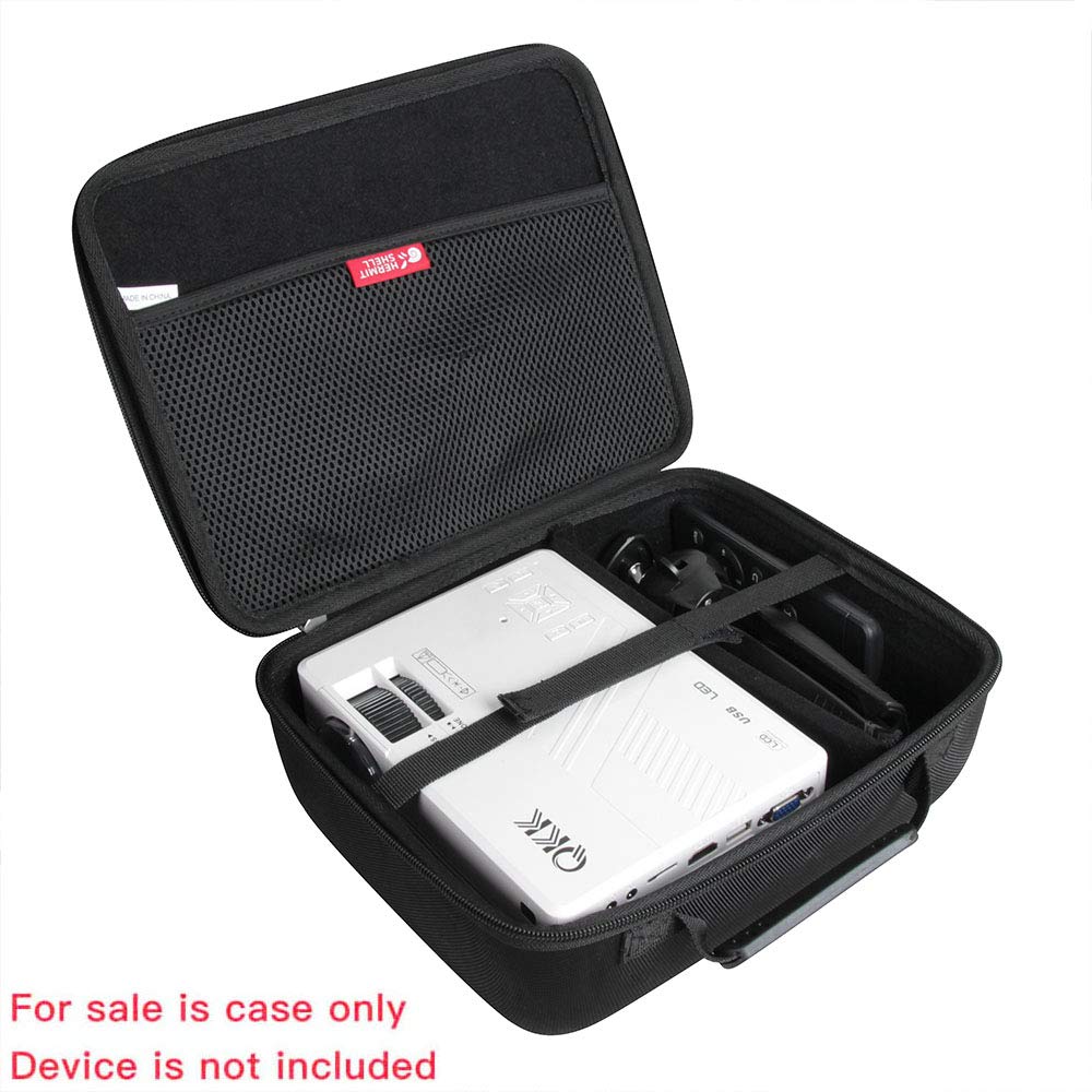 Hermitshell Hermitshell Hard Travel Case for QXK 2022 Mini Projector with Power Cable and Tripod Portable Protection Solution - View 2 of 6