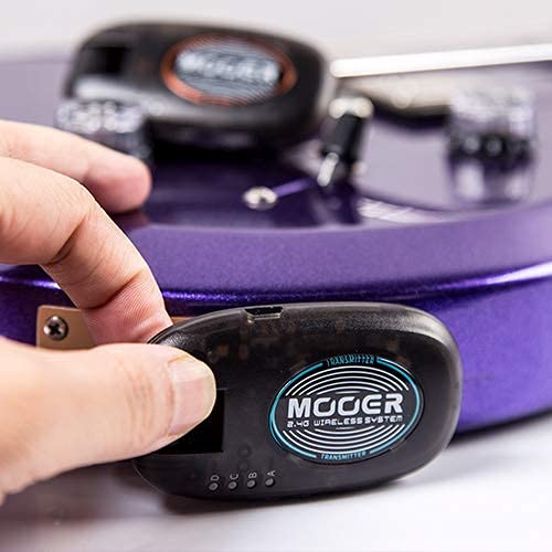 MOOER MOOER Air Plug AP10 2.4Ghz Chargeable Guitar Wireless System for Electric Guitar, Violin, Acoustic Instruments with Piezoelectric Pickups, Guitar - View 2 of 6