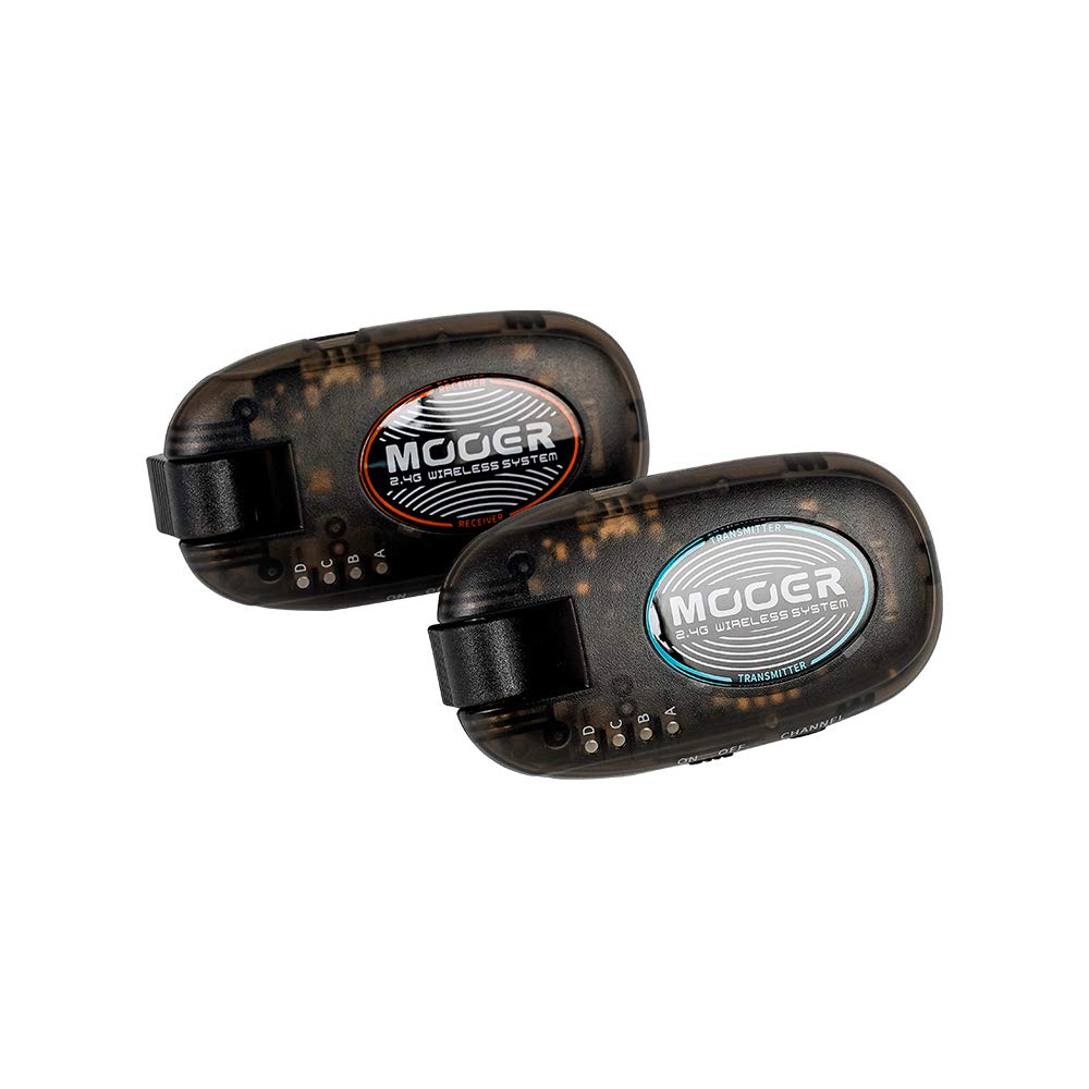 MOOER MOOER Air Plug AP10 2.4Ghz Chargeable Guitar Wireless System for Electric Guitar, Violin, Acoustic Instruments with Piezoelectric Pickups, Guitar