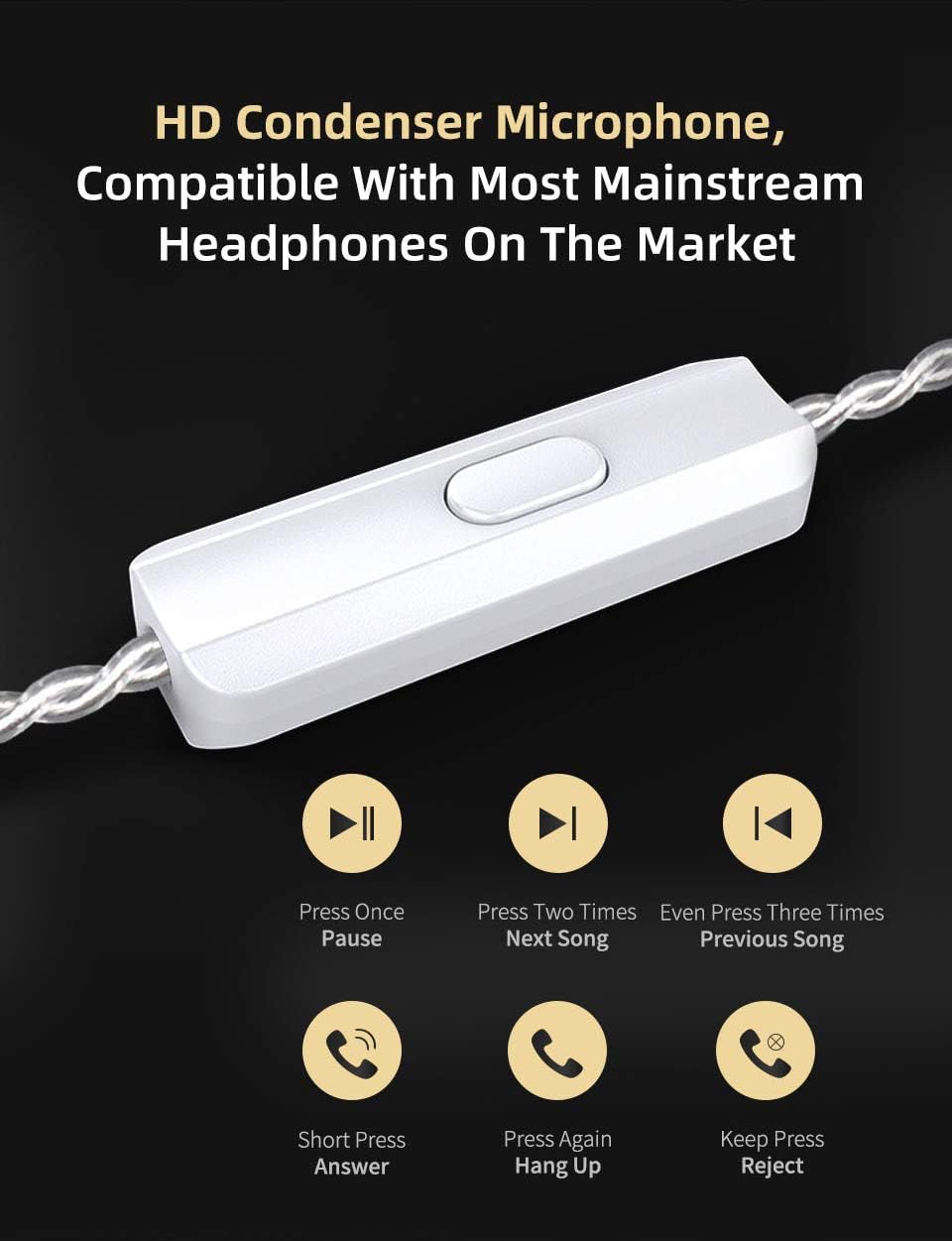 Kinboofi KZ ZSN PRO X High Fidelity Earphones with 1BA and 1DD Blue In Ear Monitor Headphones for High Resolution Sound - View 5 of 5