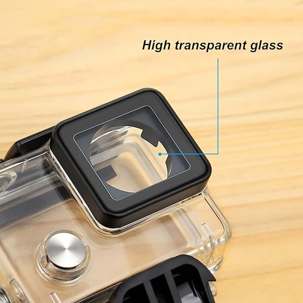 GEPULY GEPULY Skeleton Housing Case for GoPro Hero 4 3 Plus 3 Action Camera Protective Case with Skeleton and LCD Touch Backdoor - View 7 of 11