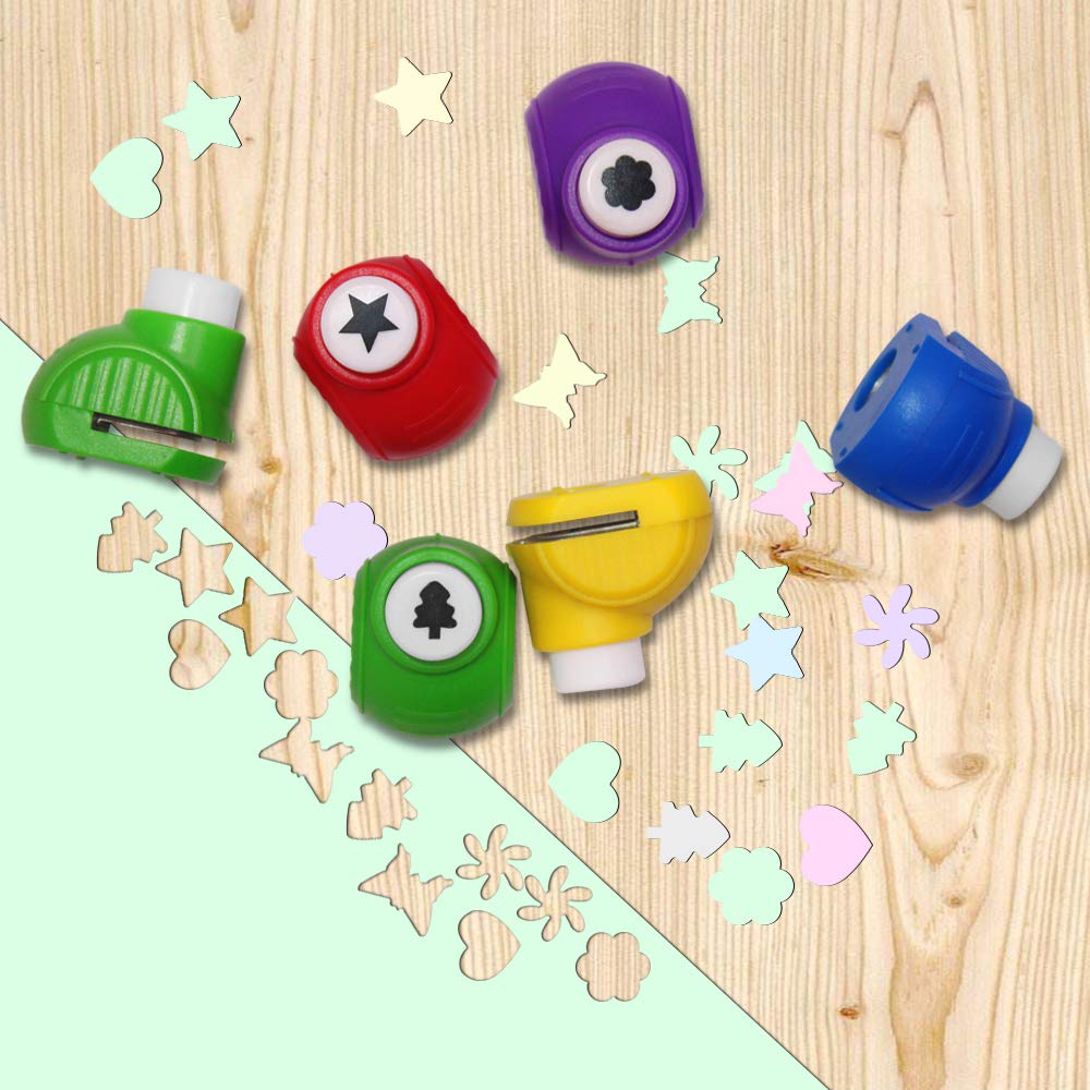 findTop Set of 12 Craft Punch and Creative Scissors for Scrapbooking Edging Paper Punch DIY Photo and Art Projects - View 6 of 9